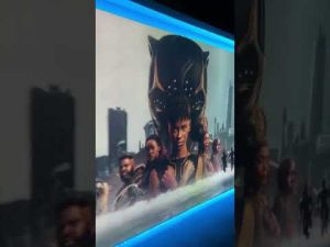 梅田ブルク７　ドルビーシネマ【ブラックパンサー　ワカンダフォーエバー】へ！！