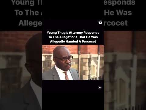 YoungThug Lawyer Responds To Allegations #shorts #viral #youngthug #ysl #atl #trap #gunna #rico