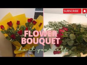 DIY Flower Bouquet 💐 #HowTomakeFlowerbouquet #diy