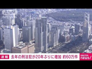 2022年の刑法犯　20年ぶり増加　児童虐待の通告は過去最多(2023年2月2日)