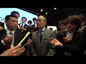 ソニーXperia Z4発表会見後の十時社長囲み動画