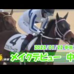 2023/01/22【パドック返し馬つき】中京3R　メイクデビュー中京　　☆スクルプトーリス　ジャスタウエイ　＃レースは10分ころから