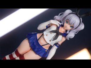 鹿島風のガレージキットフィギュアを塗装組み立てしました/Kancolle Kashimakaze garage kit figure build and painting