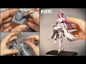 【NIKKE】ドロシーのフィギュアを作ってみた【粘土】How to make a figure of Dorothy.